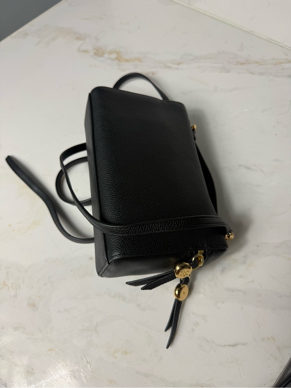 TORY BURCH SLIM ROMY TOP HANDLE
BAG in Black Leather Crossbody Bag  new - Picture 8 of 12